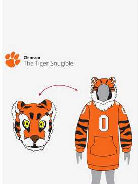 Plushible 2-in-1 Clemson University The Tiger Snugible, , hi-res