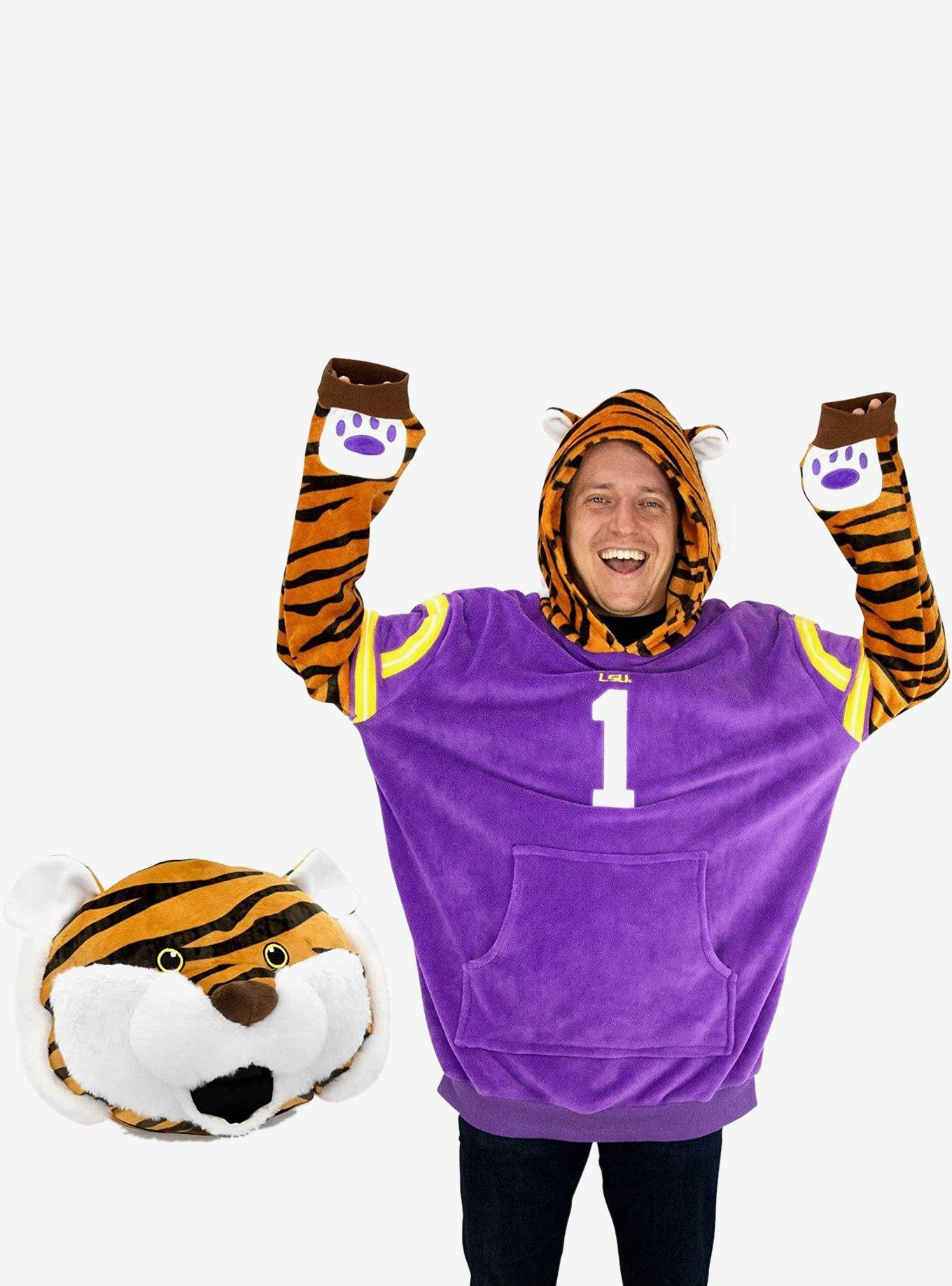 Plushible 2-in-1 Louisiana State University Mike The Tiger Snugible, , hi-res