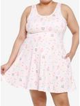 Hello Kitty And Friends Ice Cream Skater Dress Plus Size, MULTI, hi-res