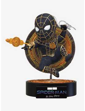 Beast Kingdom Marvel Spider-Man: No Way Home Spider-Man Black & Gold Suit Statue, , hi-res