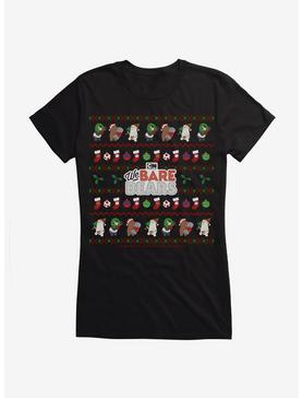 We Bear Bears Festive Ugly Christmas Pattern Girls T-Shirt, , hi-res