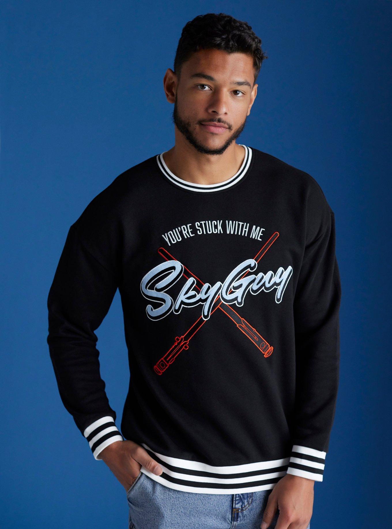 Our Universe Star Wars Stuck With Me SkyGuy Sweatshirt Our Universe Exclusive, MULTI, hi-res