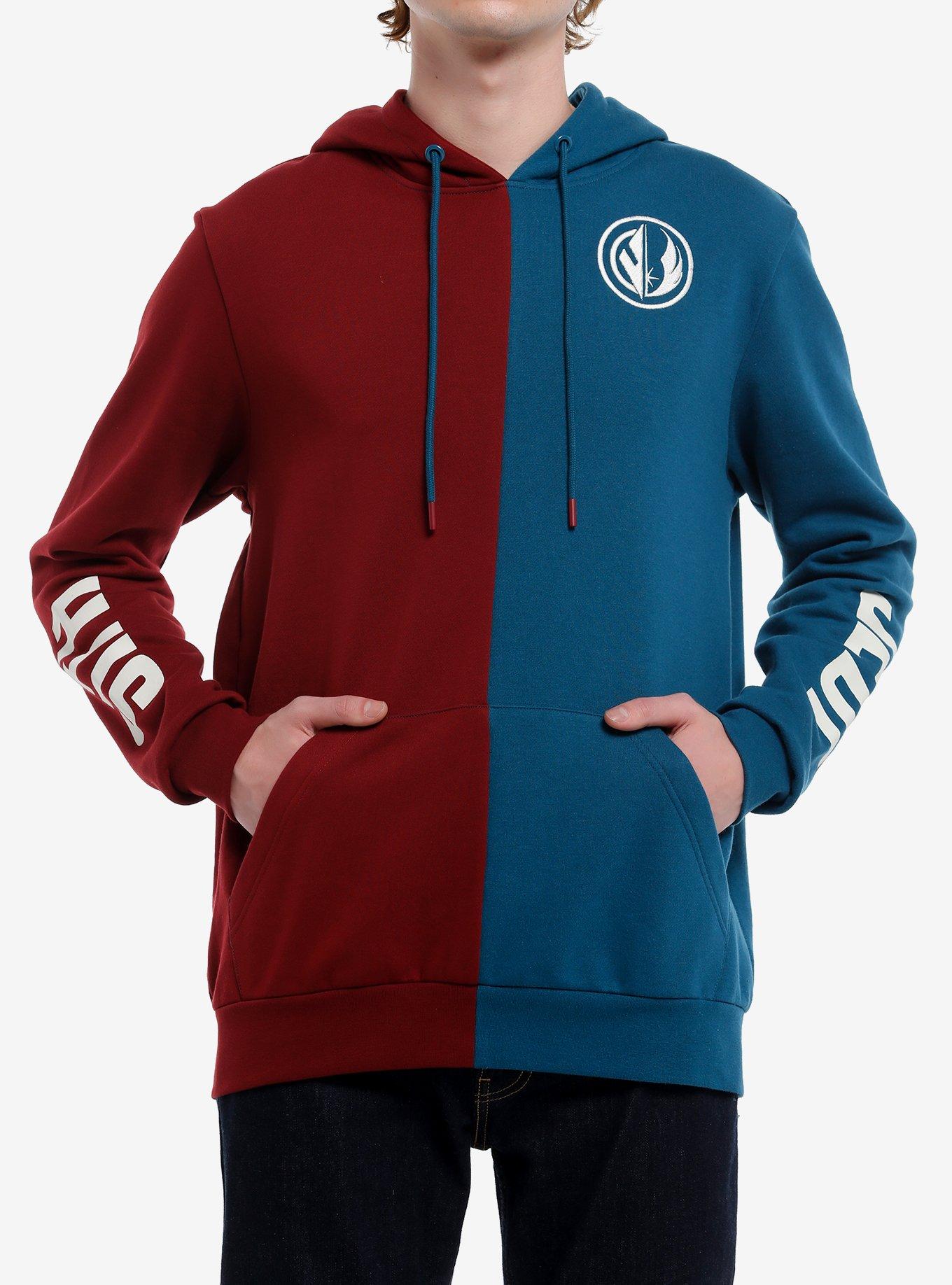 Our Universe Star Wars Jedi & Sith Split Hoodie Our Universe Exclusive ...