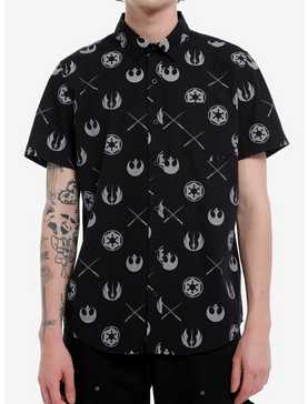 Our Universe Star Wars Icons Woven Button-Up Our Universe Exclusive, , hi-res