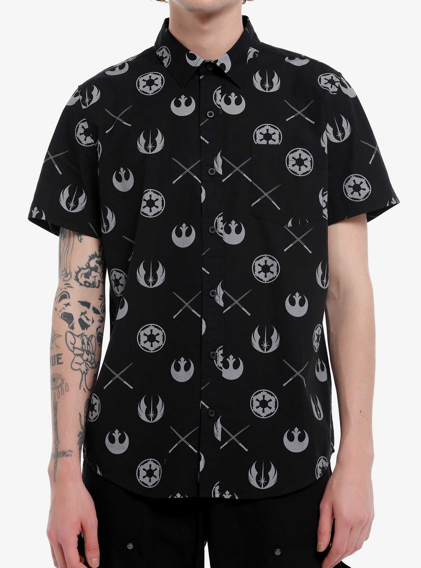 Our Universe Star Wars Icons Woven Button-Up Our Universe Exclusive, , hi-res