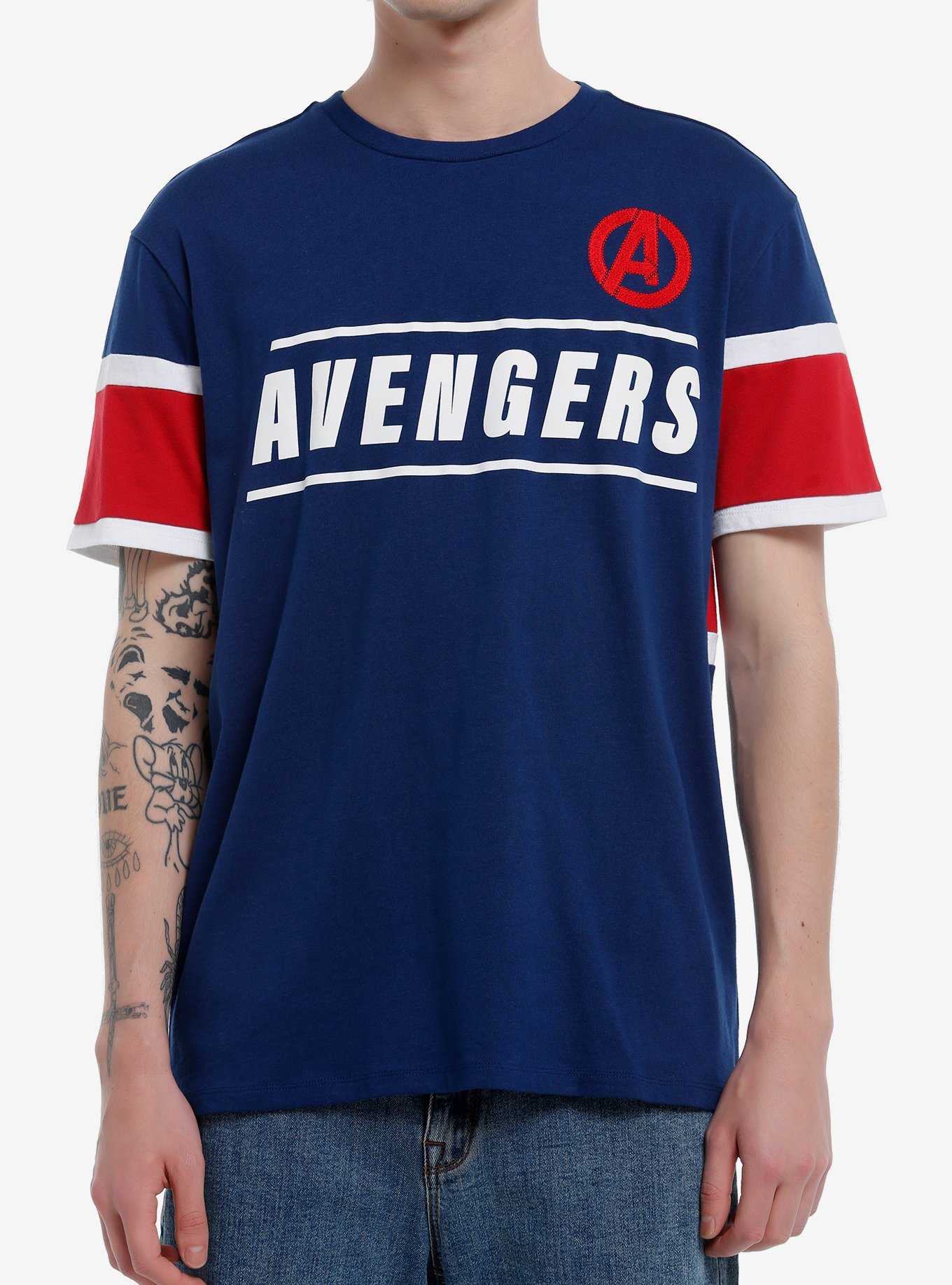Our Universe Marvel Avengers Color-Block T-Shirt Our Universe Exclusive, , hi-res