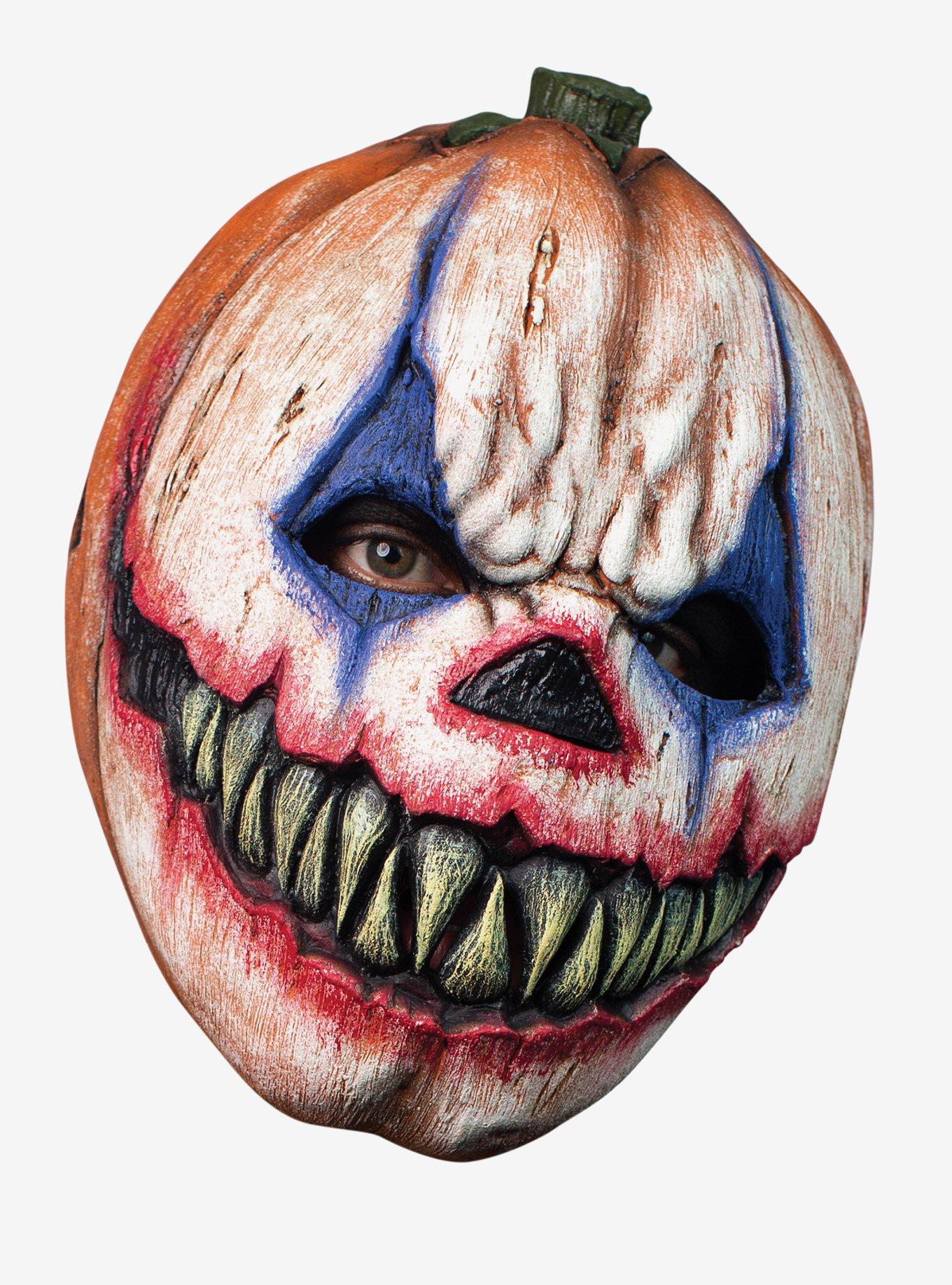 Pumpkin Clown Mask, , hi-res