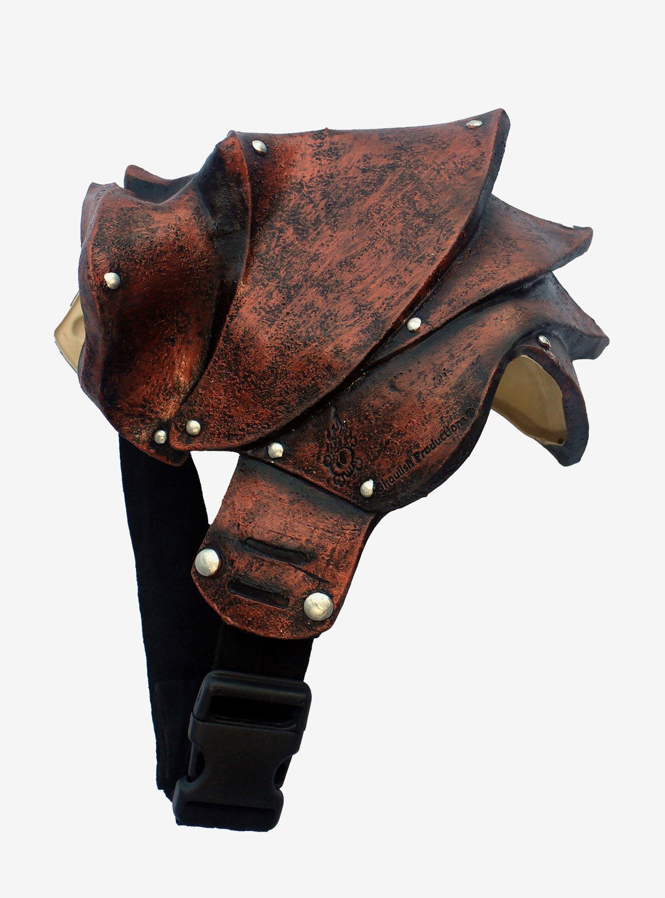 Pauldron Copper Costume Accessory, , hi-res