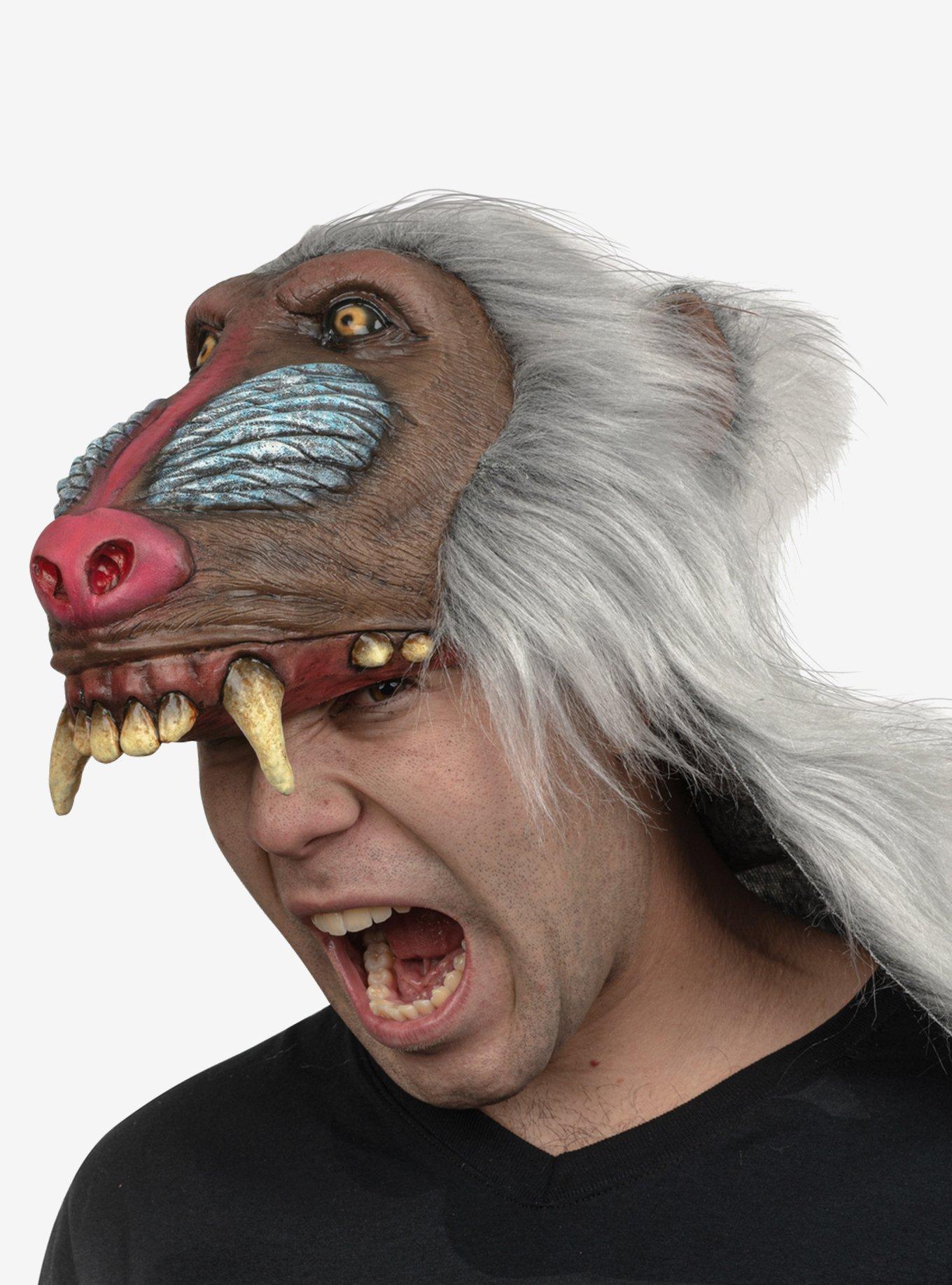 Mandrill Helmet Monkey Mask, , hi-res