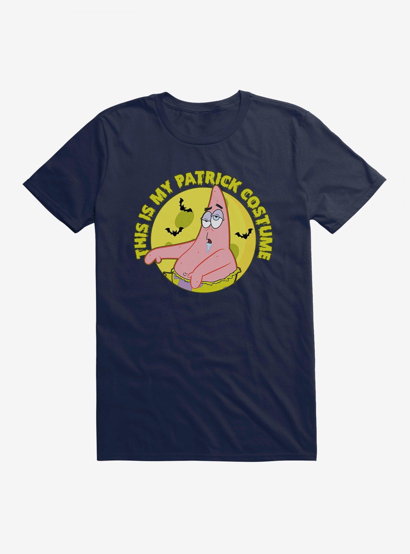 SpongeBob SquarePants This Is My Patrick Costume Zombie T-Shirt, MIDNIGHT NAVY, hi-res