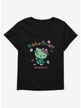 Hello Kitty Trick Or Treat Frankenstein Womens T-Shirt Plus Size, BLACK, hi-res