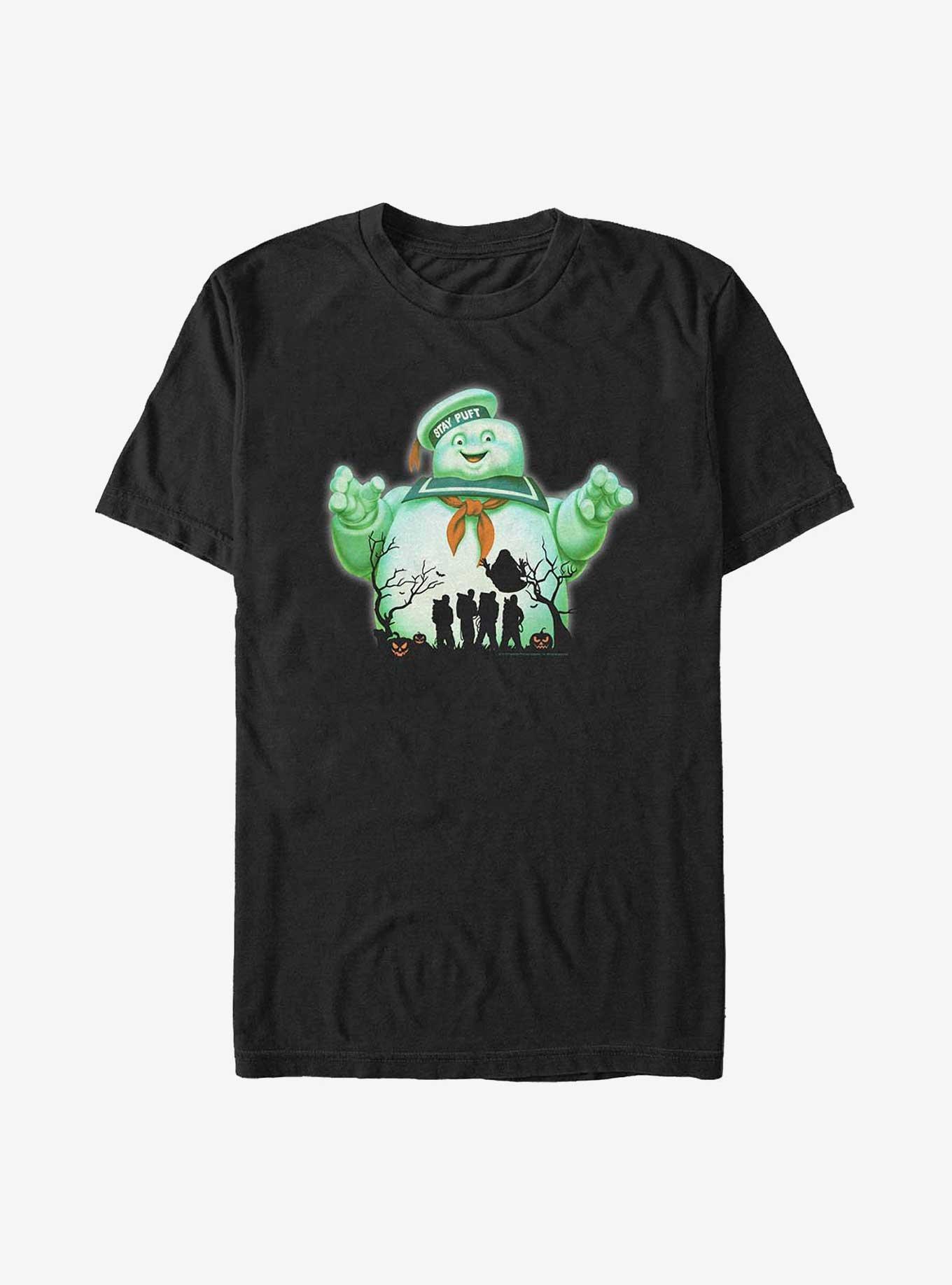Ghostbusters Marshmallow Man Halloween Big & Tall T-Shirt, BLACK, hi-res