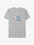 Disney Lilo & Stitch Angel & Stitch Forever Big & Tall T-Shirt, ATH HTR, hi-res