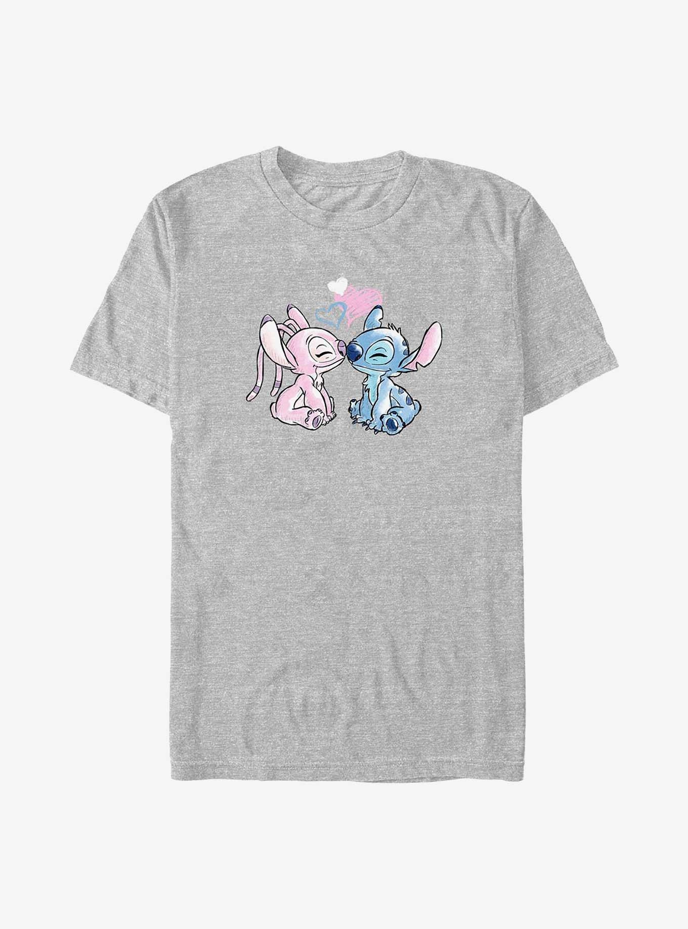 Disney Lilo & Stitch Angel & Stitch Forever Big & Tall T-Shirt, , hi-res