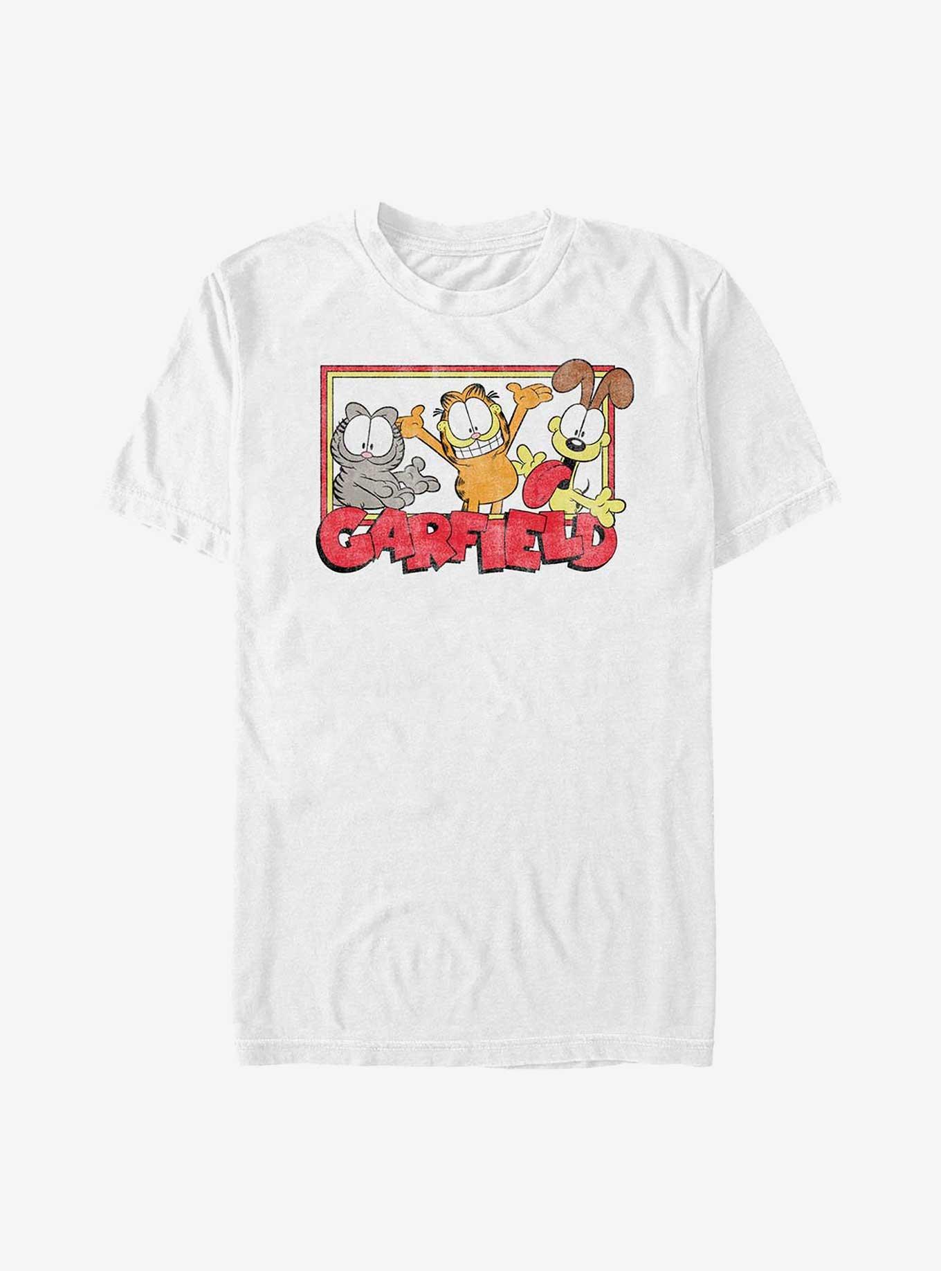 Garfield Nermal Garfield and Odie Big & Tall T-Shirt, WHITE, hi-res