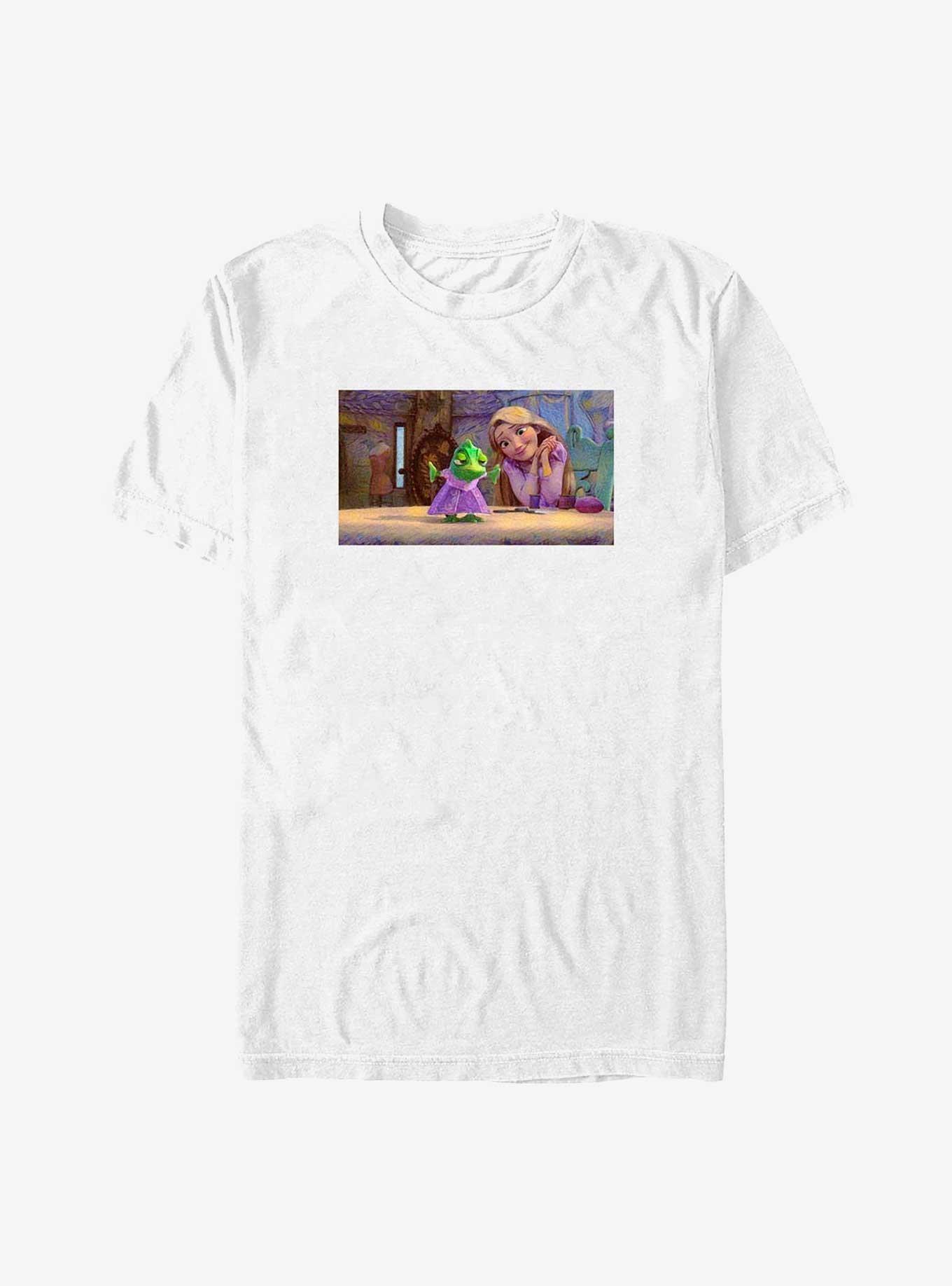Disney Tangled Pascal Dress Up Big & Tall T-Shirt, WHITE, hi-res
