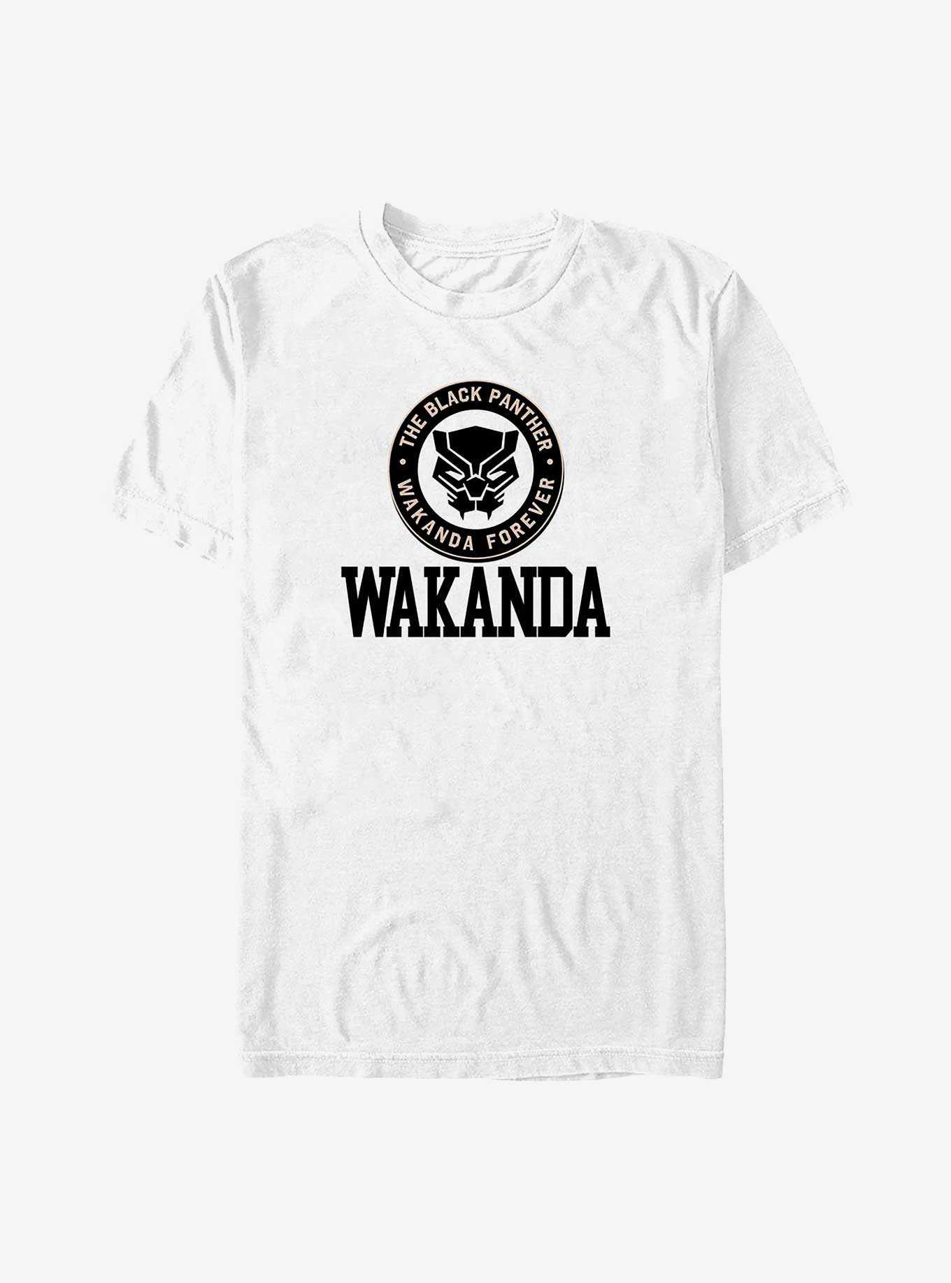Marvel Black Panther Wakanda Collegiate Badge Big & Tall T-Shirt, , hi-res