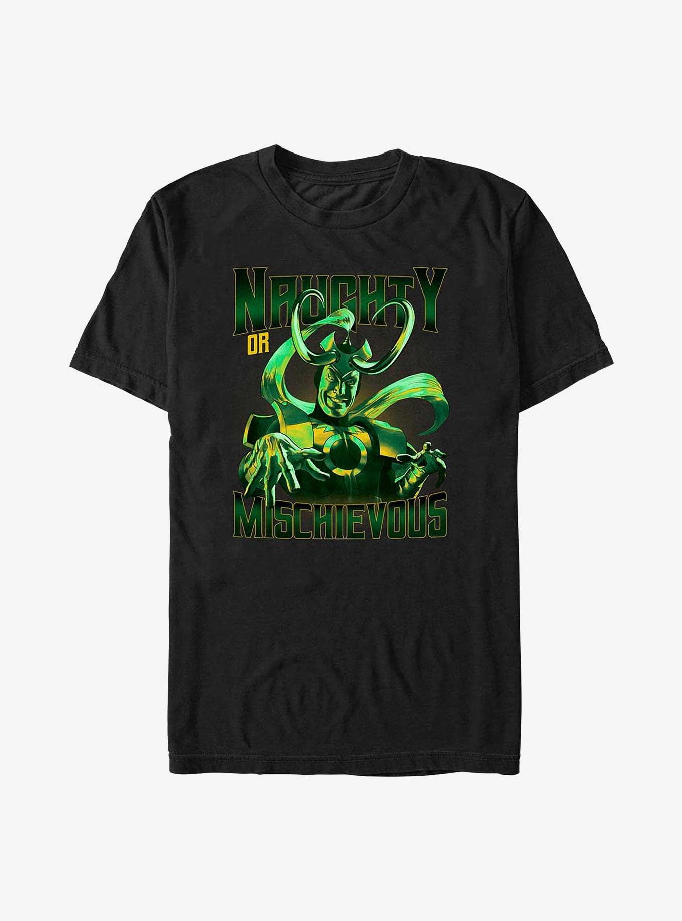 Marvel Loki Naughty Or Mischievous Loki Big & Tall T-Shirt, , hi-res