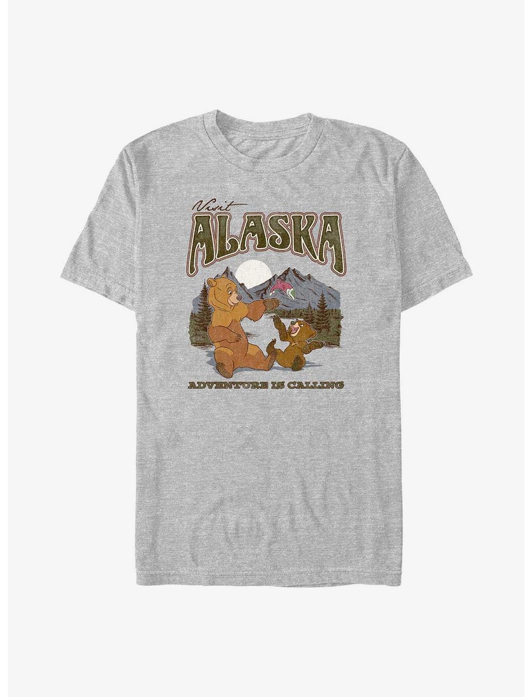 Disney Brother Bear Visit Alaska Big & Tall T-Shirt, ATH HTR, hi-res