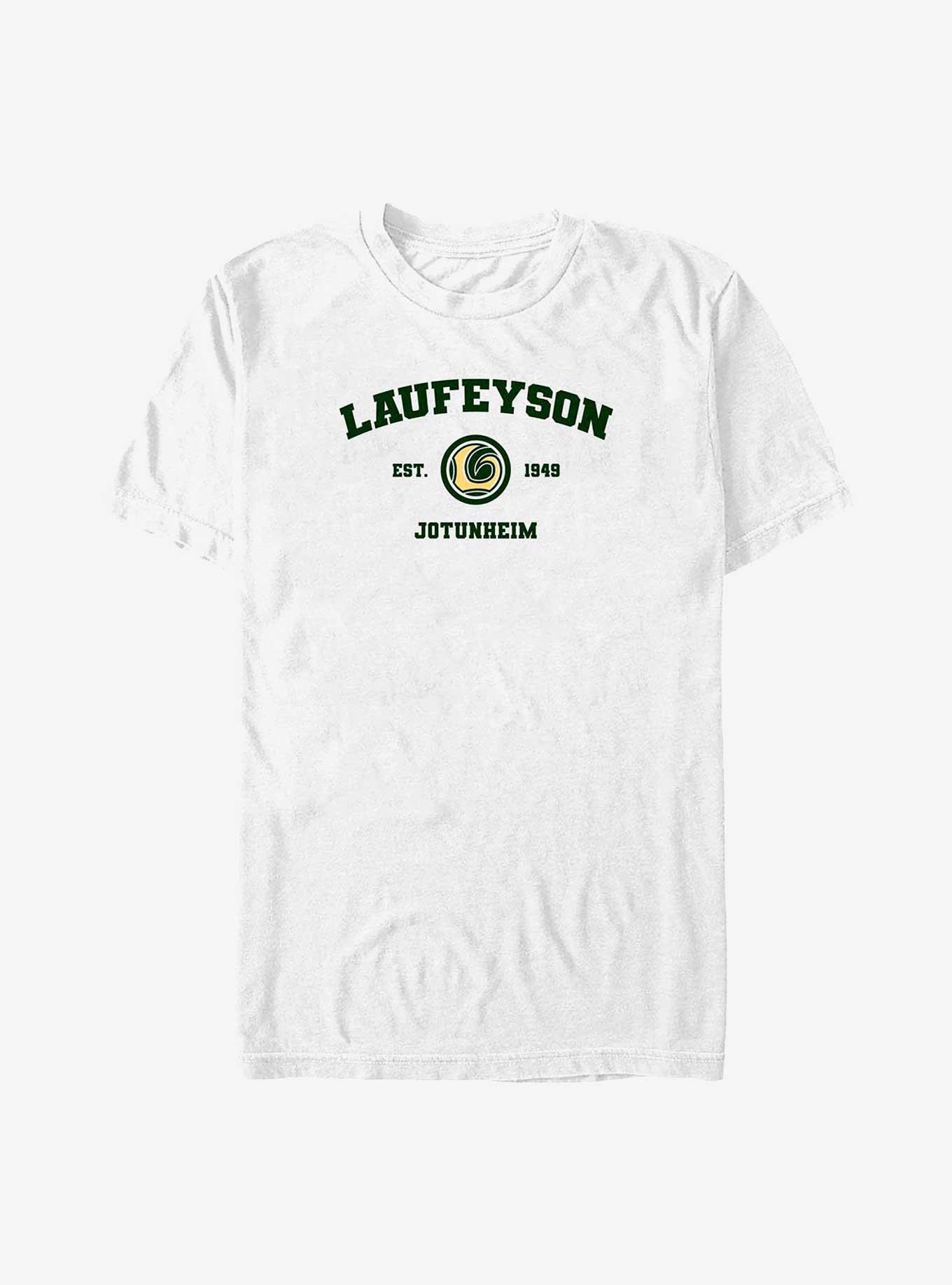 Marvel Laufeyson Collegiate Big & Tall T-Shirt, WHITE, hi-res