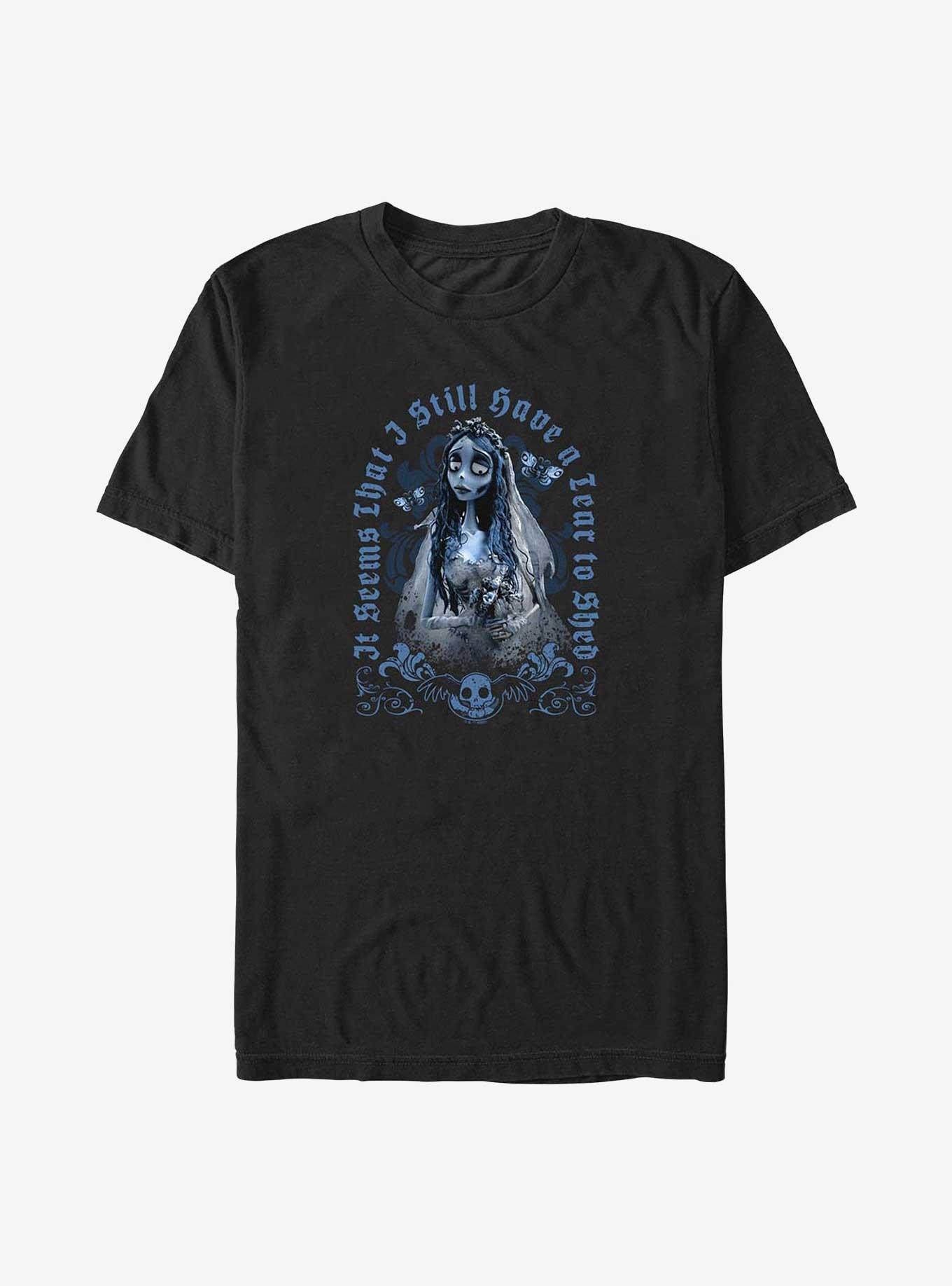 Tim Burton's Corpse Bride Emily Tear To Shed Big & Tall T-Shirt, , hi-res