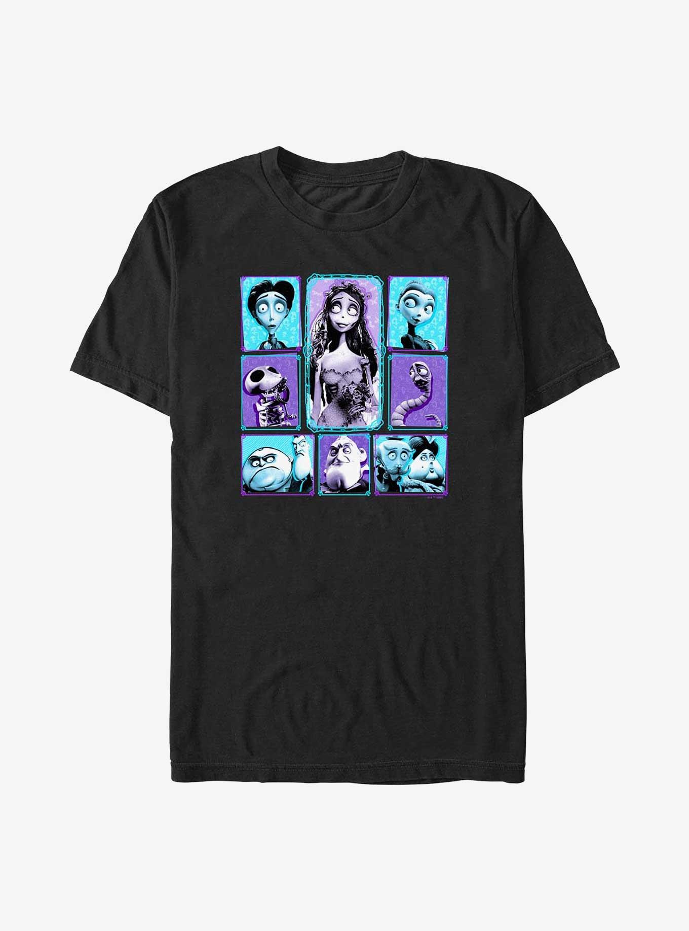 Tim Burton's Corpse Bride Box Up Corpse Big & Tall T-Shirt, BLACK, hi-res