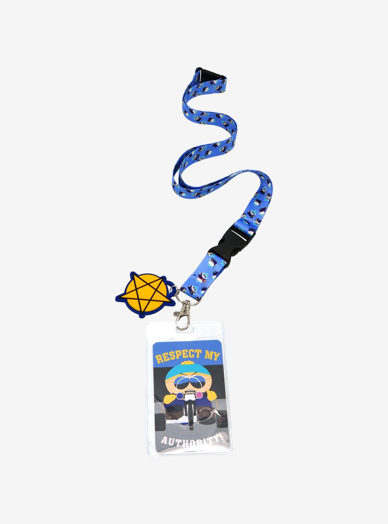 South Park Cartman Respect My Authority Lanyard, , hi-res