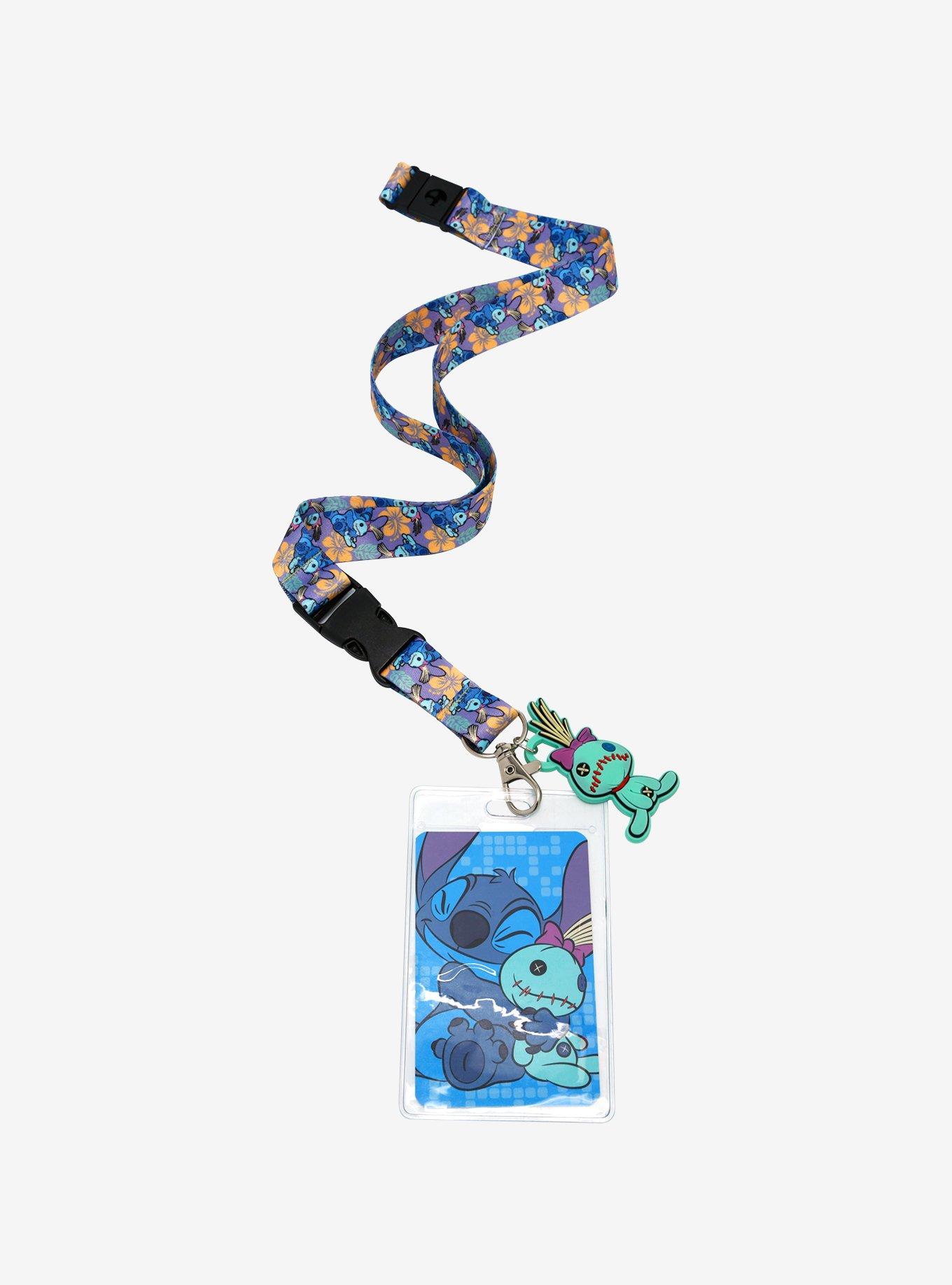 Disney Lilo & Stitch Scrump Flower Lanyard, , hi-res