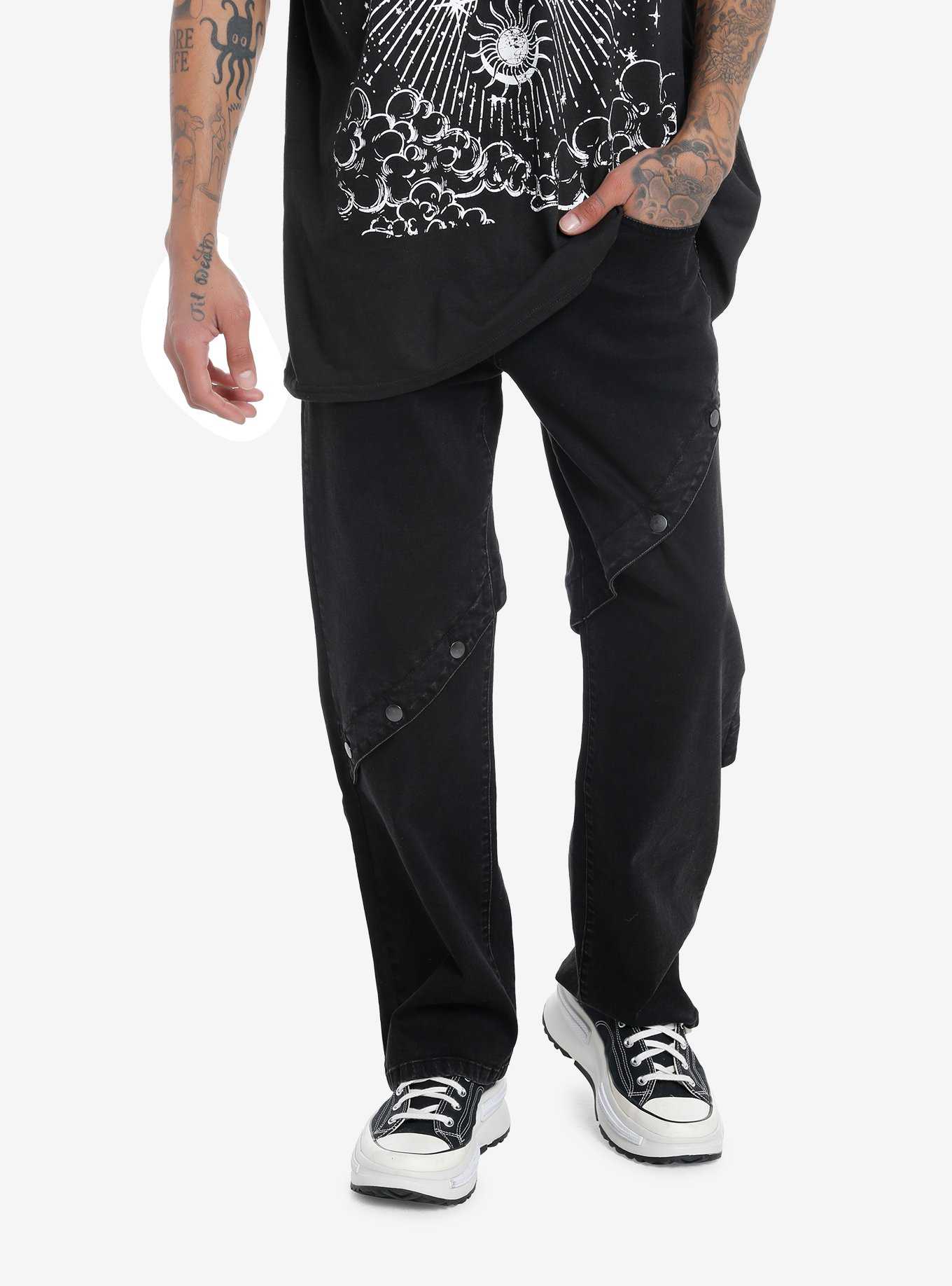 Hot Topic Plaid Pants With Chain Black Size XXL - $15 (55% Off