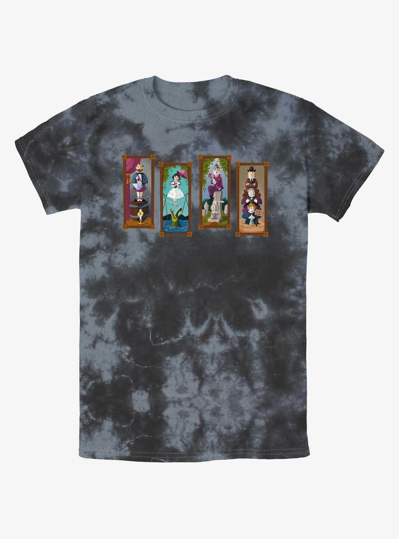 Disney The Haunted Mansion Stretching Portraits Tie-Dye T-Shirt, , hi-res