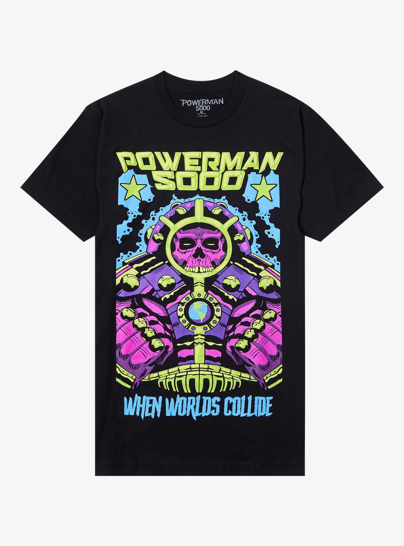 Powerman 5000 When Worlds Collide Boyfriend Fit Girls T-Shirt, , hi-res