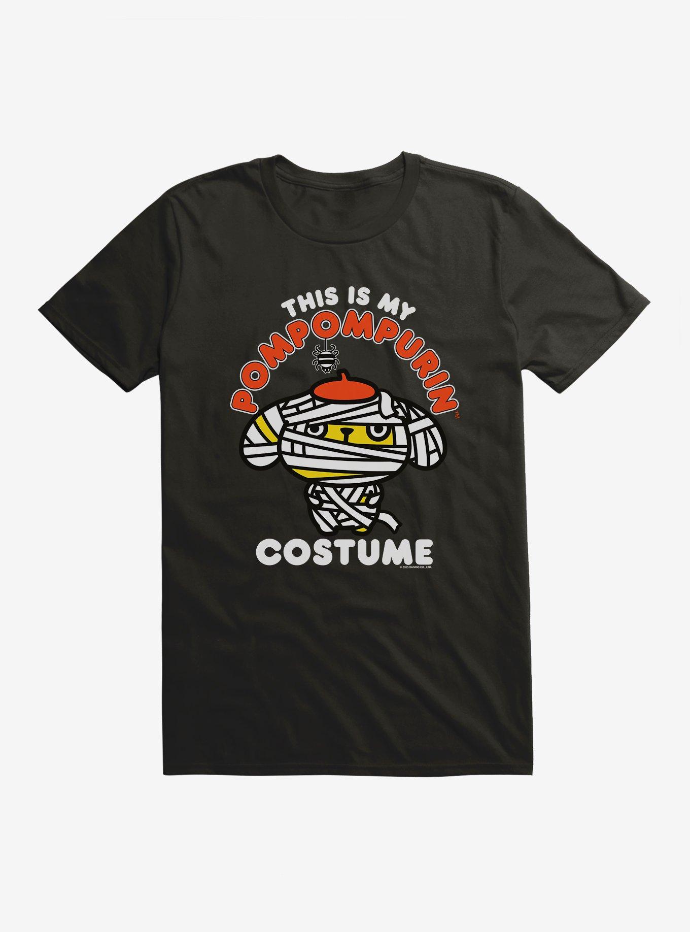 Pompompurin This Is My Costume Mummy T-Shirt, BLACK, hi-res