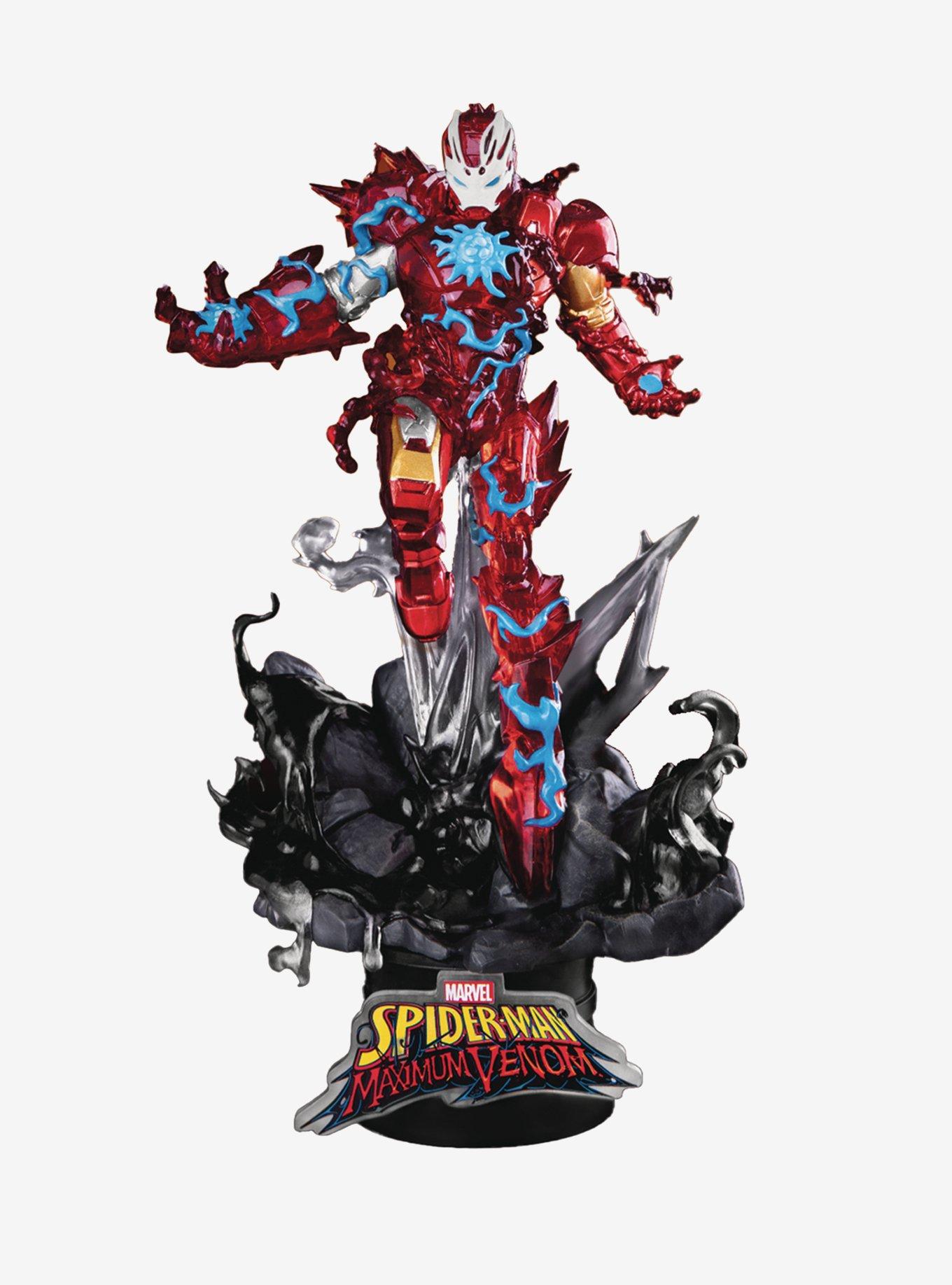 Beast Kingdom Marvel Spider-Man Maximum Venom Iron Man D-Stage Figure, , hi-res