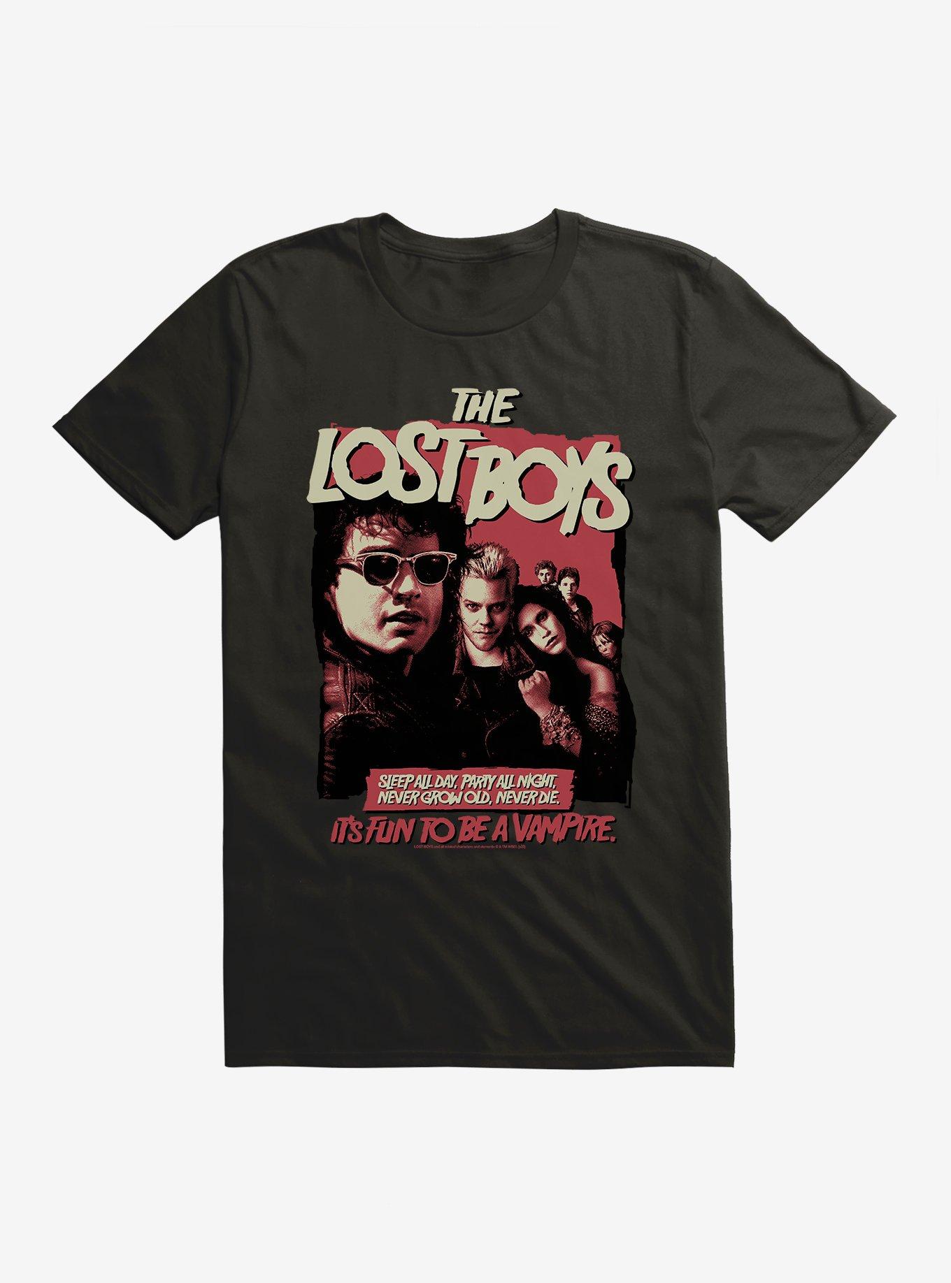 The Lost Boys Fun To Be A Vampire Extra Soft T-Shirt, BLACK, hi-res