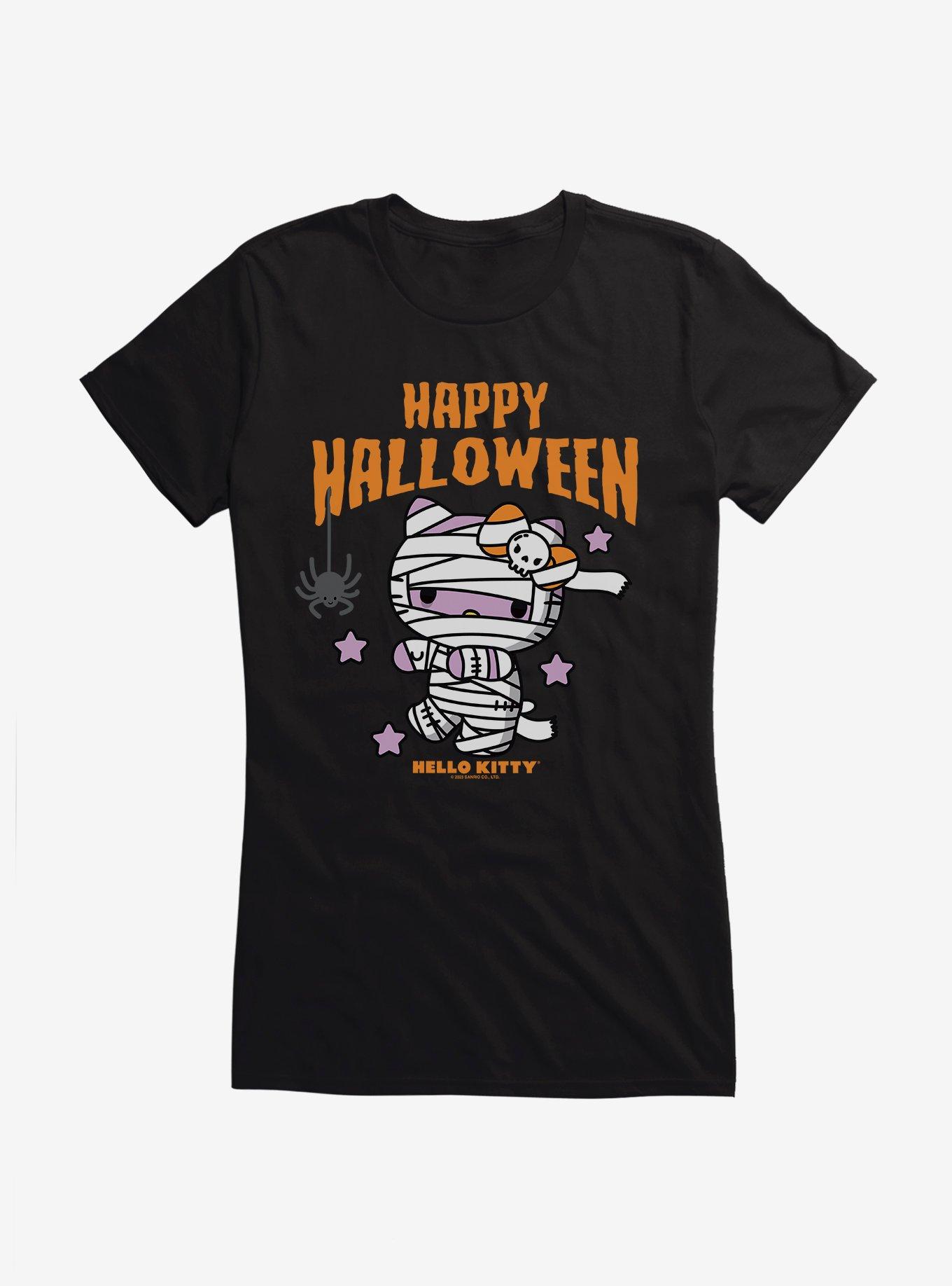 Hello Kitty Mummy Happy Halloween Girls T-Shirt, BLACK, hi-res