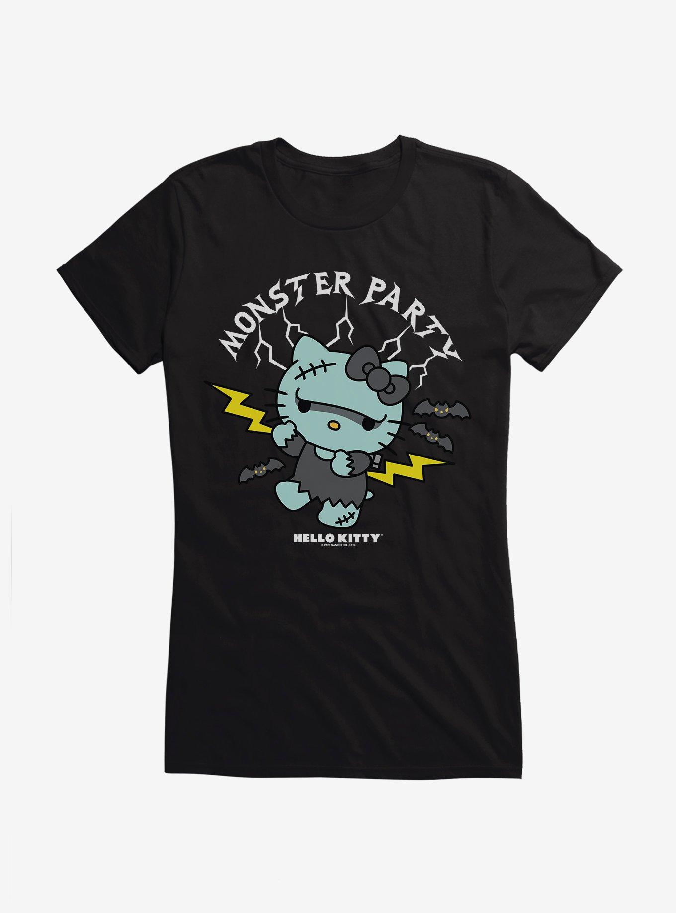Hello Kitty Monster Party Frankenstein Girls T-Shirt