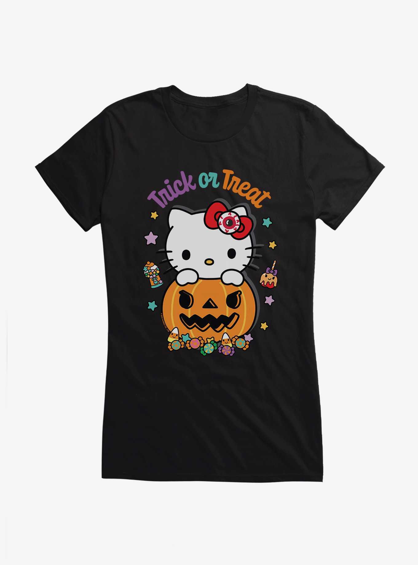 Hello Kitty Trick Or Treat Candy Girls T-Shirt, , hi-res