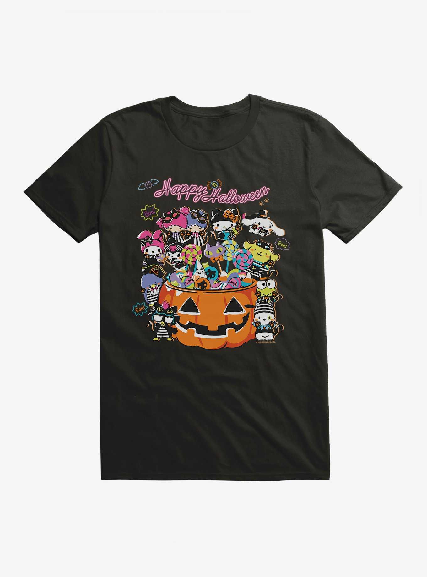 Hello Kitty And Friends Happy Halloween Group Candy T-Shirt, , hi-res