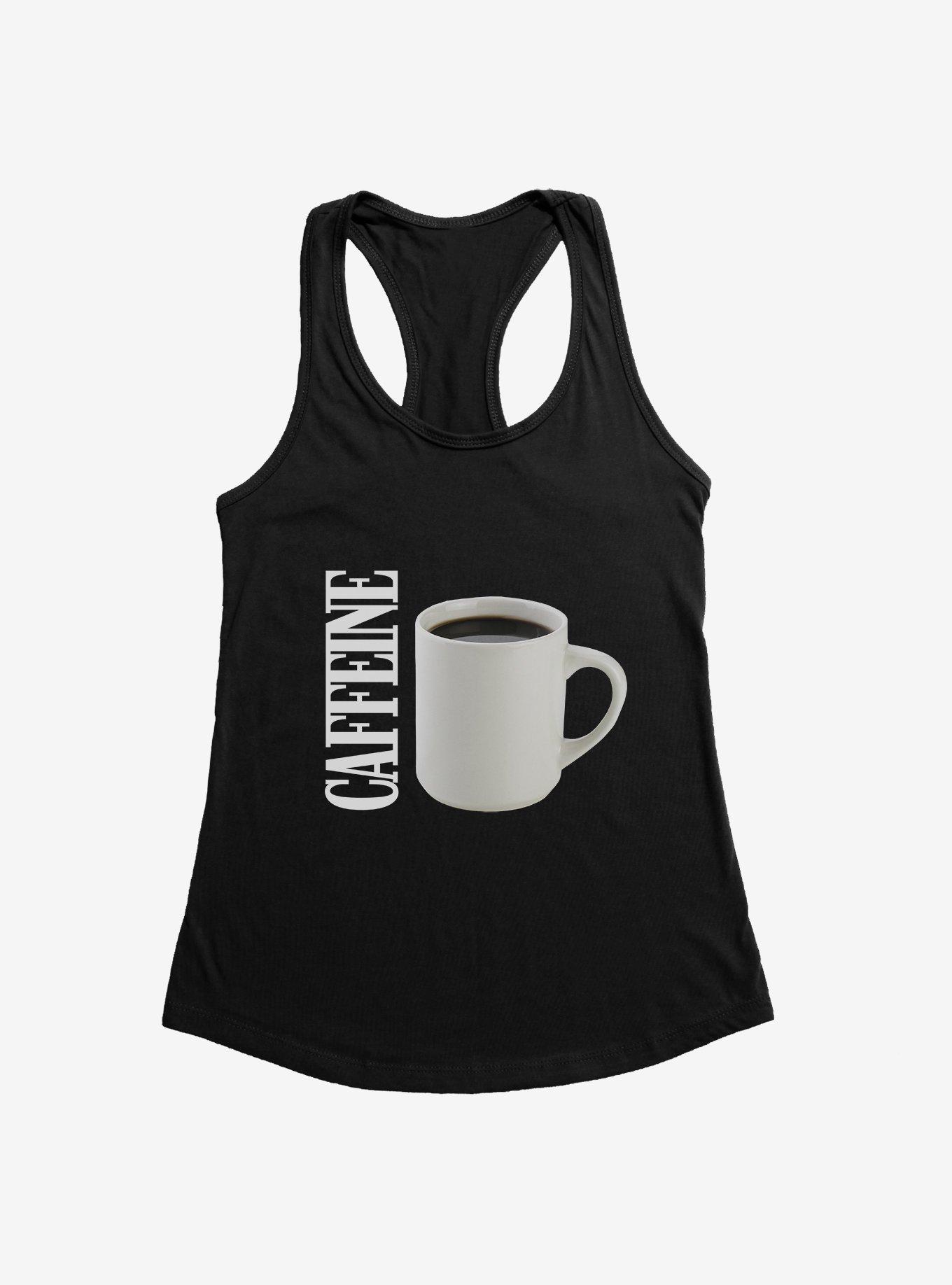Caffeine Mug Girls Tank, BLACK, hi-res