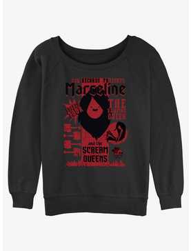 Adventure Time Marceline and the Scream Queens Tour Womens Slouchy Sweatshirt, , hi-res