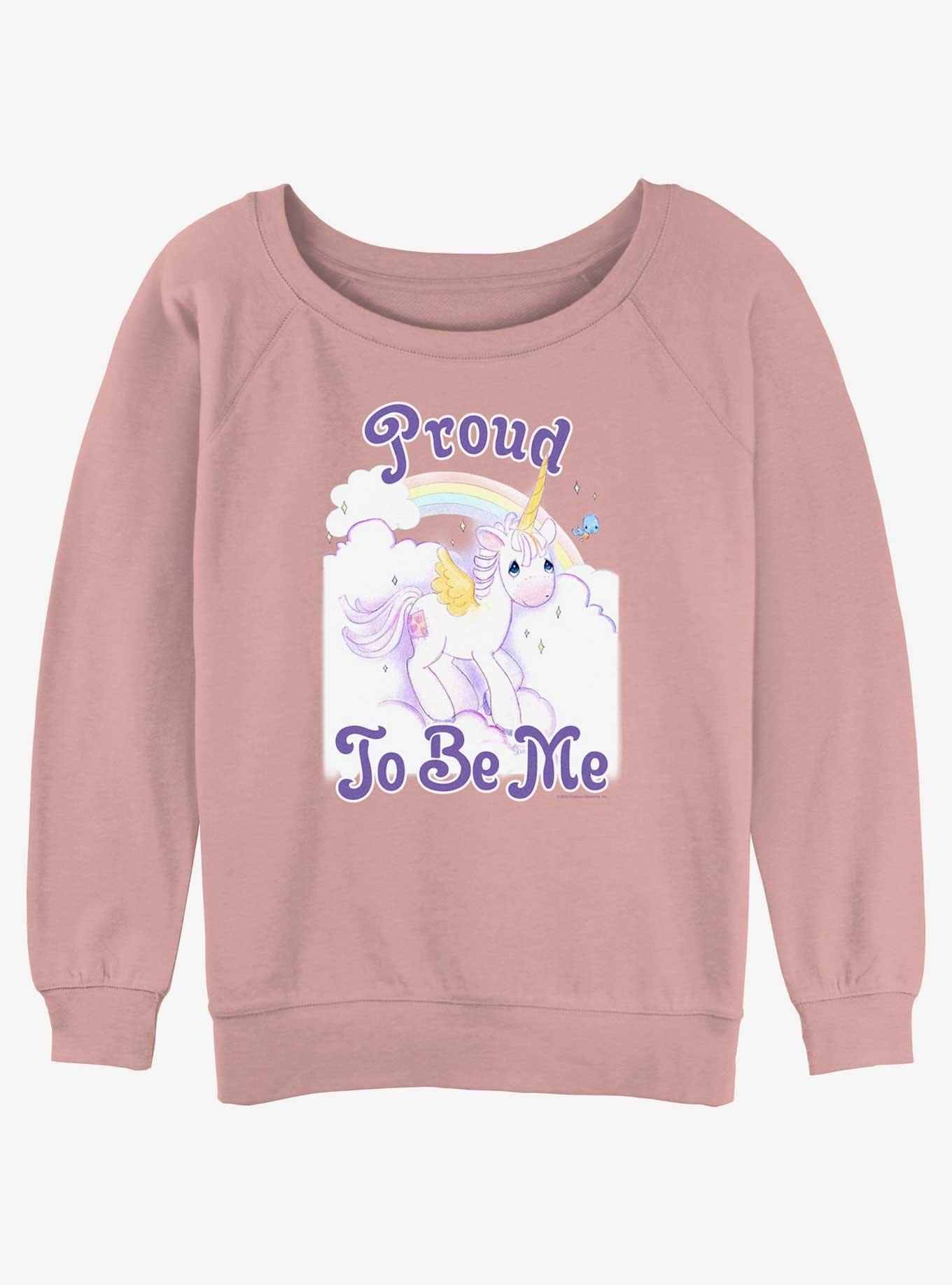 Precious Moments Proud Unicorn Womens Slouchy Sweatshirt, , hi-res