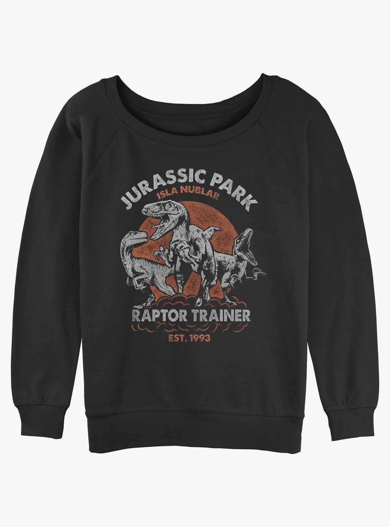Jurassic Park Raptor Trainer Womens Slouchy Sweatshirt, , hi-res