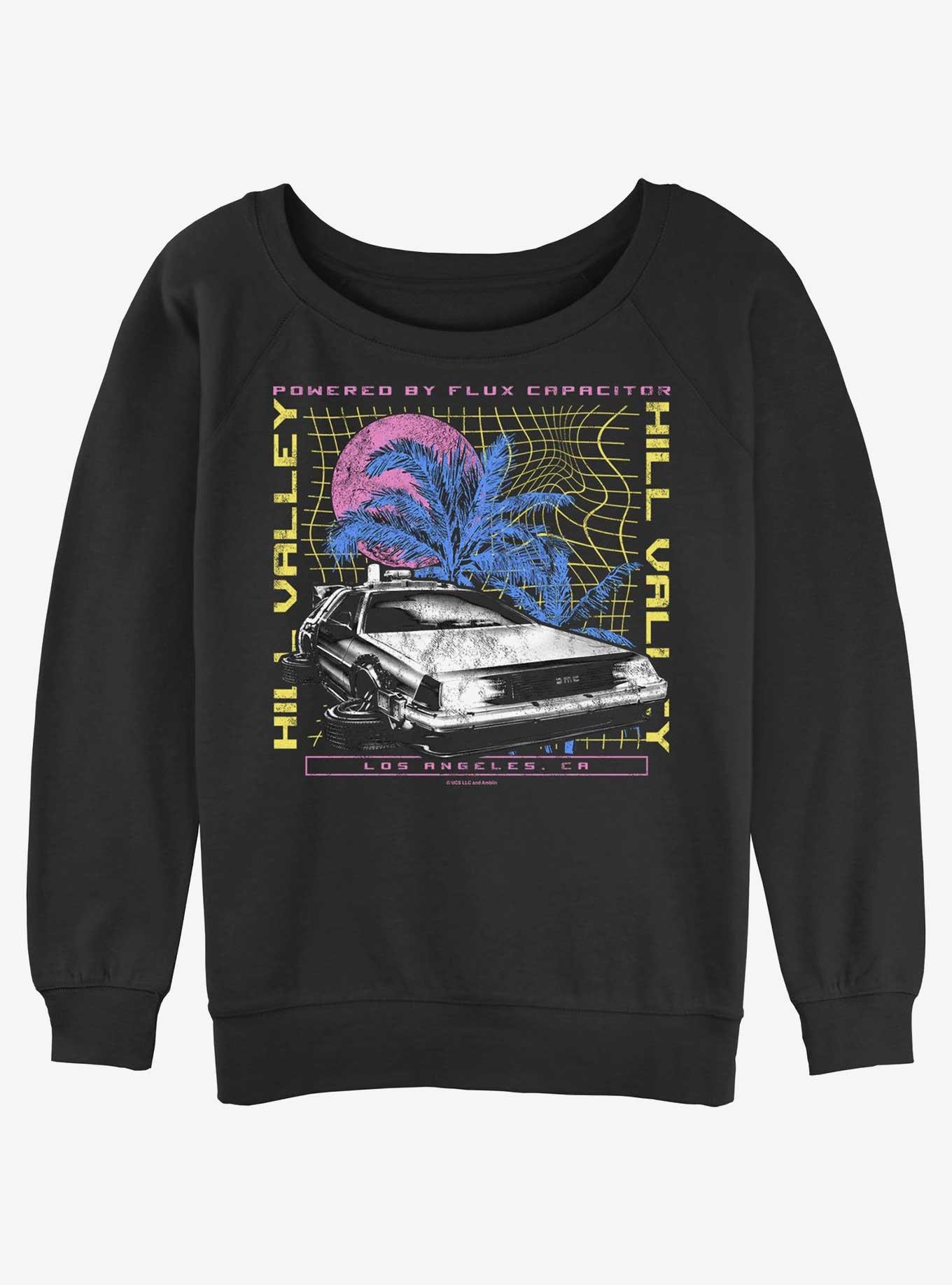 Back to the Future Delorean Destination Womens Slouchy Sweatshirt, , hi-res