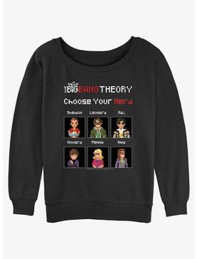 The Big Bang Theory Choose Your Nerd Womens Slouchy Sweatshirt, , hi-res