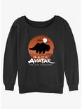 Avatar: The Last Airbender Team Avatar Haunt Womens Slouchy Sweatshirt, BLACK, hi-res