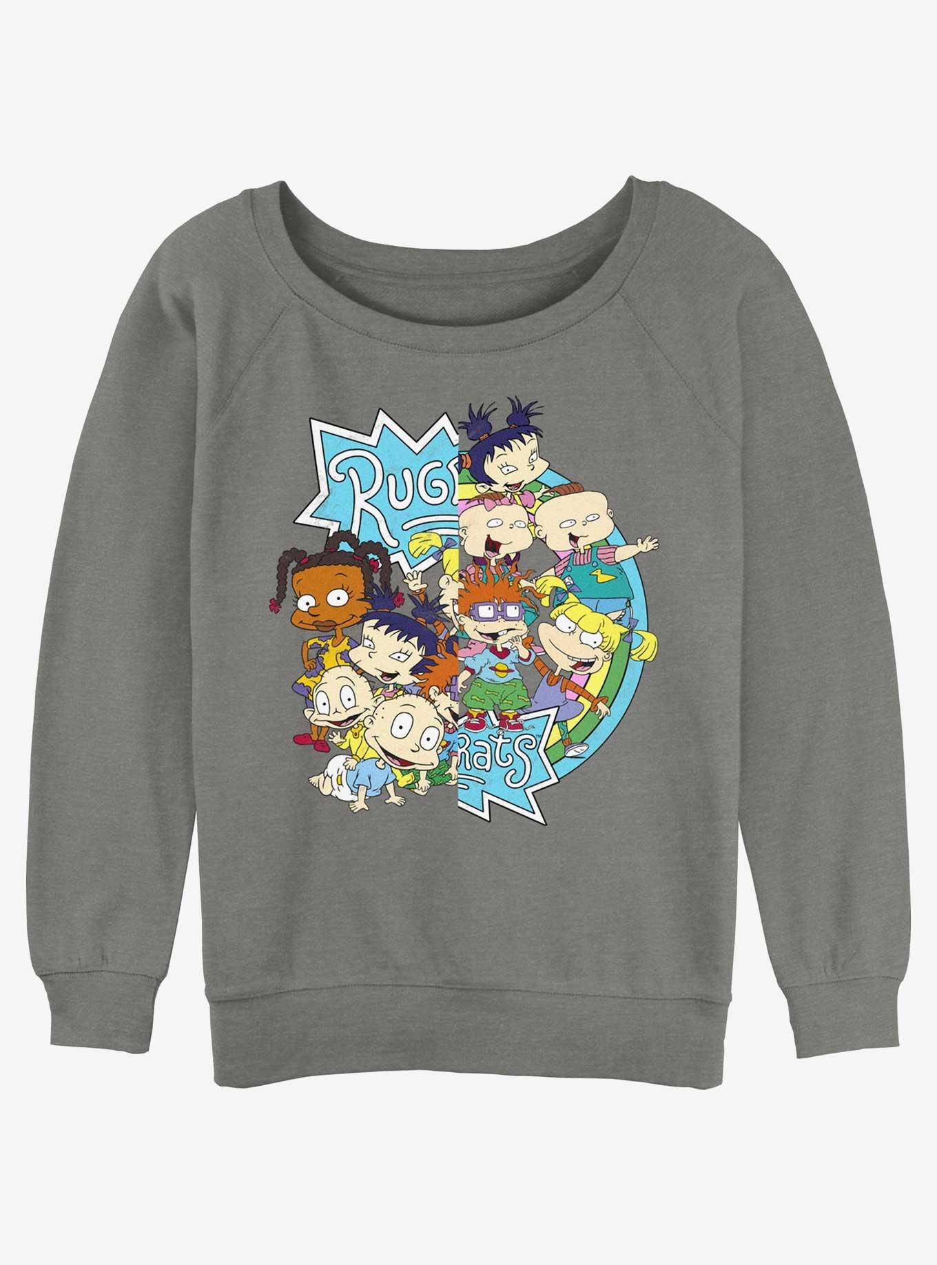 Rugrats Baby Gang Womens Slouchy Sweatshirt, , hi-res