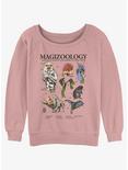 Fantastic Beasts and Where to Find Them Magizoology Womens Slouchy Sweatshirt, DESERTPNK, hi-res