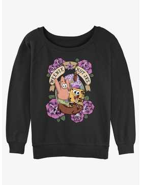 Spongebob Squarepants Weenie Hut Jr's Womens Slouchy Sweatshirt, , hi-res