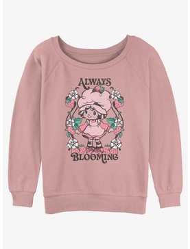Strawberry Shortcake Always Blooming Womens Slouchy Sweatshirt, , hi-res