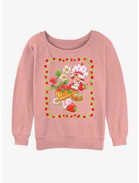 Strawberry Shortcake Wagon Berries Womens Slouchy Sweatshirt, , hi-res
